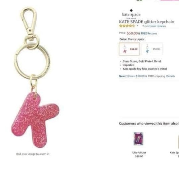 KATE SPADE KEYCHAIN CHRISTMAS - Picture 2 of 6